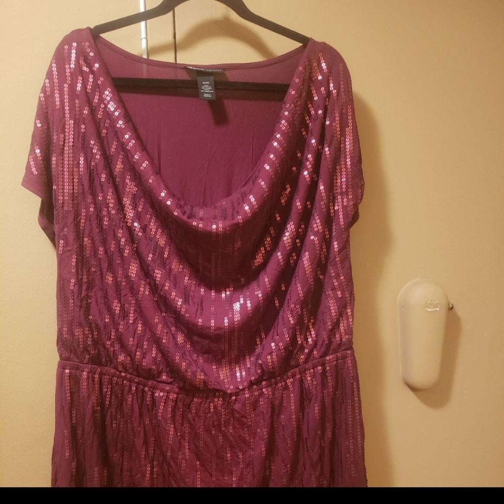 Plus-Size Sequin Tunic - image 1